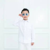 Rodeo Junior Long sleeves white t-shirt boy/ Kaos lengan panjang putih anak laki/ Donald Spirit 3 ta