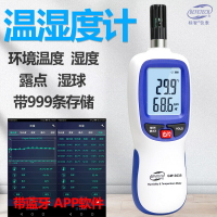 溫濕度計 BENETECH標智數字式 工業高精度溫濕表露點測試濕球溫度