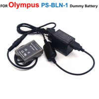 PS-BLN1 BLN-1 Fake Battery DC Coupler Power Bank Cable+QC3.0 Usb Adapter For Olympus Digital Camera OM-D E-M5 II 2 E-M1 PEN E-P5
