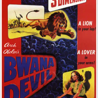 Bwana Devil Vintage Movie Poster