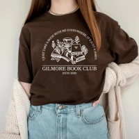 Gilmore Book Club T-shirt Gilmore Girls Shirt Ory Lorelai Dragon Fly Inn Luke's Diner Tees Tv Show Inspired Stars Hollow Shirts