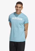 ADIDAS essentials single jersey linear embroidered logo t-shirt