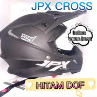 HELM JPX CROSS HITAM DOF