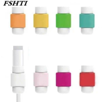 High quality silicone digital cable protector Cord/Wire/Cable Protecotors/Cover/Wrap/Protective sleeves winder for iphone 10pcs