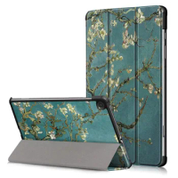 Case For Samsung Galaxy Tab S6 Lite 10.4" P610 P615 Folding PU Leather Stand Cover For Funda Tablet Samsung S6 Lite Case Coque