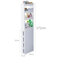17cm18夾縫收納櫃塑料抽屜式衛生間廚房冰箱邊櫃子沙發縫隙邊架窄