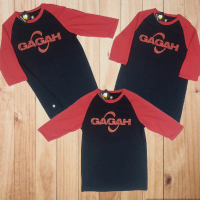 Karambia - GAGAH - Kaos dewasa, Katun kaos, kata minang, kaos kata urang awak, kaos lengan 3/4, Baha