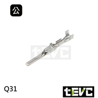 《tevc》Q31 公端子 對插端子 壓線端子 插簧 冷壓端子 接線端子 插片接頭 端子 插頭 接頭 PIN