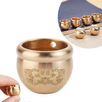 Perhiasan Kecil Kecil Brass Cornucopia Kreatif Buatan tangan Baifu Rice Cylinder Berkilat Cornet Tre