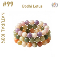 #99【Ready Stock 100% Natural Bodhi Lotus Bracelet】Gelang 100% Asli Batu Gelang Teratai Bodhi; 10-12m