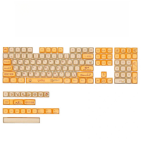 Pikachu Pokemon Anime Keycap PBT Sublimation Opaque MA Profile Mechanical Keyboard 129 Keys Small Co