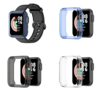 200pcs Ultra-Slim TPU PC Watch Case Protective Cover for Xiaomi Mi Watch Lite Redmi Watch wholesale