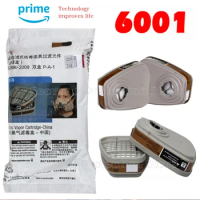 9pair/5pair/2pair/1pair 6001 Organic Vapor Respirator Filter Cartridge For 3m 7502 6200 6800 Gas Mask