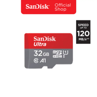 Sandisk Ultra MicroSDHC UHS-I 32GB ความเร็วอ่านสูงสุด 120 MB/s U1 A1 (SDSQUA4-032G-GN6MN)