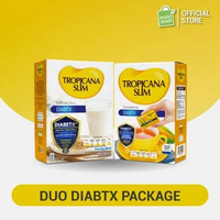Duo Diabtx Package - Susu Tropicana Slim Diabtx Vanilla Malt 500 g DIABETX TM & Tropicana Slim Sweet