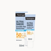 Neutrogena Ultra Sheer Invisible Fluid Sunscreen Hydration SPF50