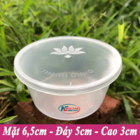 Set 10 Hộp Caramen Và Bánh Flan Hình Trái Tim, Hình Tròn Có Nắp