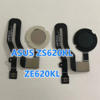 Home Button Fingerprint Sensor For Asus Zenfone 5Z ZE620KL ZS621KL Z01RD Flex Cable Touch Repair Parts