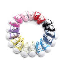 1 Pair Innovative And Practical 5cm Doll Mini Shoes For Russian Doll 1/6 Sneakers Shoes Boots Finger Dance Toy Canvas Shoes