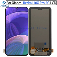 6.57" Original Amoled For Xiaomi Redmi 10X 5G LCD Screen Display+Touch Screen Digitizer For Xiaomi Redmi 10X Pro 5G LCD