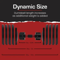 Adjustable Dumbbell Weight Set by Affordable Dumbbells - Space Saver - Dumbbells for Your Home