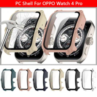 Screen Protector Hard PC Watch Shell For OPPO Watch 4 Pro SmartWatch Full Cover Transparent Tempered Glass Film Shockproof Case