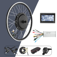 Electric Bike Rear Brushless Gearless Motor Kit 48v1500W Electric bicycle Conversion Kit 20-29 Inch 700C Ebike