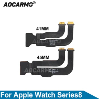 Aocarmo For Apple Watch Series 8 41mm 45mm Series8 LCD Display Screen Flex Cable Repair Replacement Parts