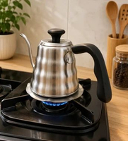 Teko 1 Set Lengkap Gooseneck dengan Termometer Teko Leher Angsa Teko Aesthetic Teko Besar Teko Teh C