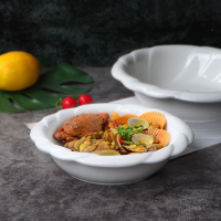 楓林宜居 酸菜魚盆陶瓷家用大號飯店碗湯碗創意大碗水果沙拉碗餐廳水煮魚碗