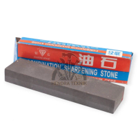 BATU GOSOK 8\ DIAMOND BRAND BATU ASAH PISAU BERLIAN UNGKAL SHARPNING STONE 200mm ALUMINIUM OXIDE"