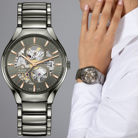 RADO 雷達 官方授權 True 真我系列開芯機械錶 母親節送禮推薦-40mm R03 R27108112