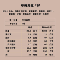 Gelato義式冰淇淋-草莓馬茲卡邦