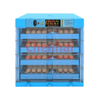 Fully automatic 200 capacity egg incubator farming equipment poultry chicken egg incubator
