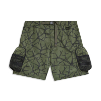 CARNIVAL CNVFW25SP004OL SPIKE CAMO NYLON SHORTS OLIVE