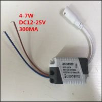 300pcs/lot LED Driver 4-7W AC85-265V DC 300mA Lighting Transformer For LED Panel Light / Downlight / Spotlight Driver/ Lamp