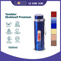 LDD-Tumbler Panas Dingin Air Minum 1 Liter Thermos Food Grade Vacuum Flask Tumbler Tahan Dingin
