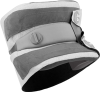 [3美國直購] trtl Pillow Plus 旅行枕 Charcoal 灰黑 高度可調節 可機洗含手提袋 適成人 飛機 交通通勤