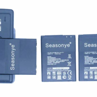 Seasonye 3x 3080mAh BL-44E1F / BL44E1F / BL 44E1F Phone Replacement Battery + Universal Charger For LG V20 VS995 US996 LS997