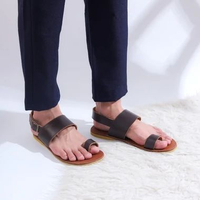 AXEL - sendal jepit jempol sendal kulit sapi asli pria wanita sandal kulit 42