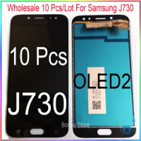 Wholesale 10 Pieces/Lot for Samsung J7 2017 J730 LCD Screen display with touch Digitizer assembly J7 Pro