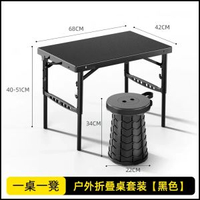 摺疊桌子賣貨夜市塑膠戶外露營擺攤野營戶外行動式長方形摺疊桌