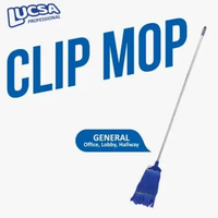 Lucsa Pro - Clip Mop Sumbu Jepit | Alat Pel Lantai Praktis untuk Rumah Sakit Hotel Restoran Kantor B