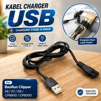 BaoRun Kabel Charger USB for BaoRun Clipper P6/P7/P9/CP6800/CP8000 1M - 1PB Hitam