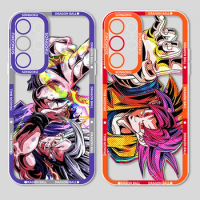 Dragon Ball Goku Gohan For Samsung Galaxy S23 S22 S21 S20 Pro FE Ultra A23 A52 A53 A71 Angel Eyes Transparent Phone Case