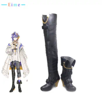 Aster Arcadia Cosplay Shoes Vtuber Cosplay Prop PU Leather Shoes Halloween Carnival Boots Custom Made