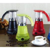 居家辦公電咖啡器具辦公用咖啡壺意式咖啡機便捷式鋁製電動摩卡壺美插