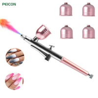 Airbrush Nail Kit Airbrush for Nails Cake Crafts Air Brush Nail Art Paint Replacement Cup Airbrush Gun Manicure Accessories K5
