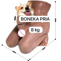 Boneka seks pria silikon
