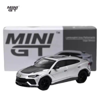 MINI GT 1:64 Lamborghini Urus Performante alloy model, children's collection of decorative toys, for